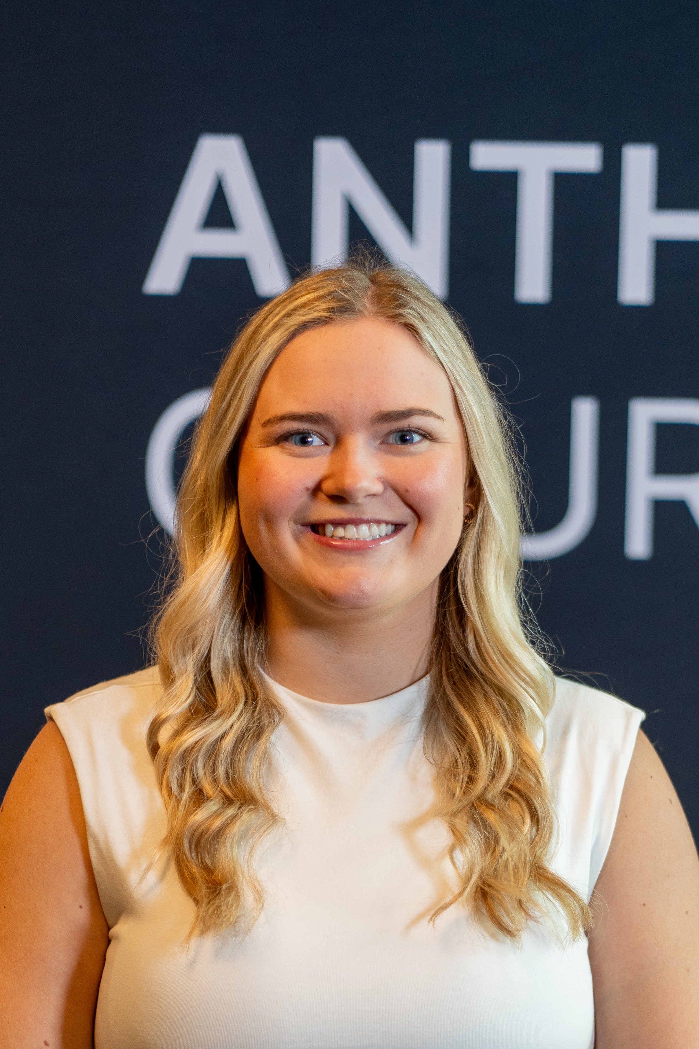 young smiling blonde woman