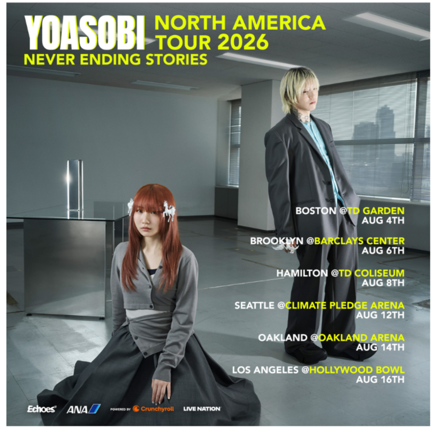 YOASOBI Announces First Multi-City North America Tour, “Never Ending Stories”