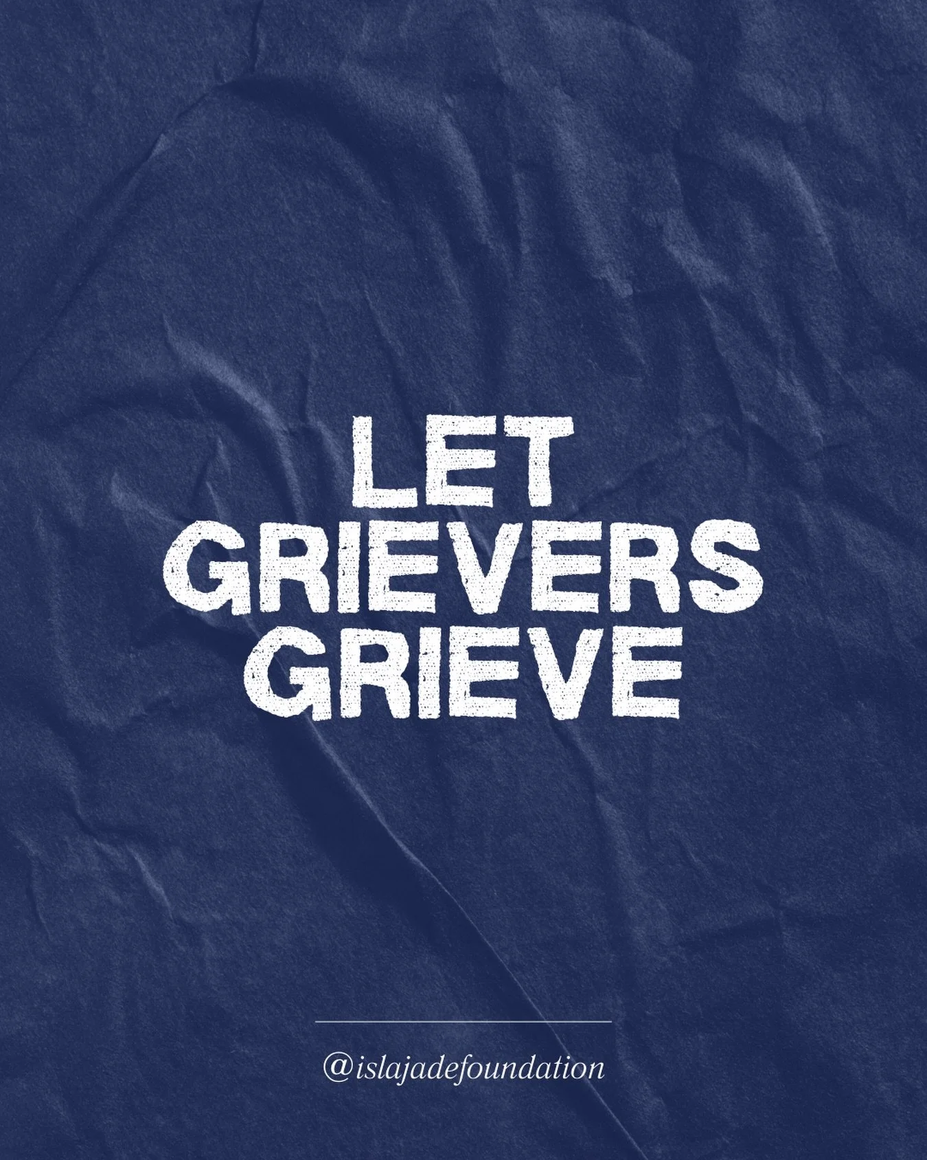 Grief has no timeline.
No checklist.
And no right way.

Let grievers grieve.
🩵
#grief #griefsupport #griefawareness