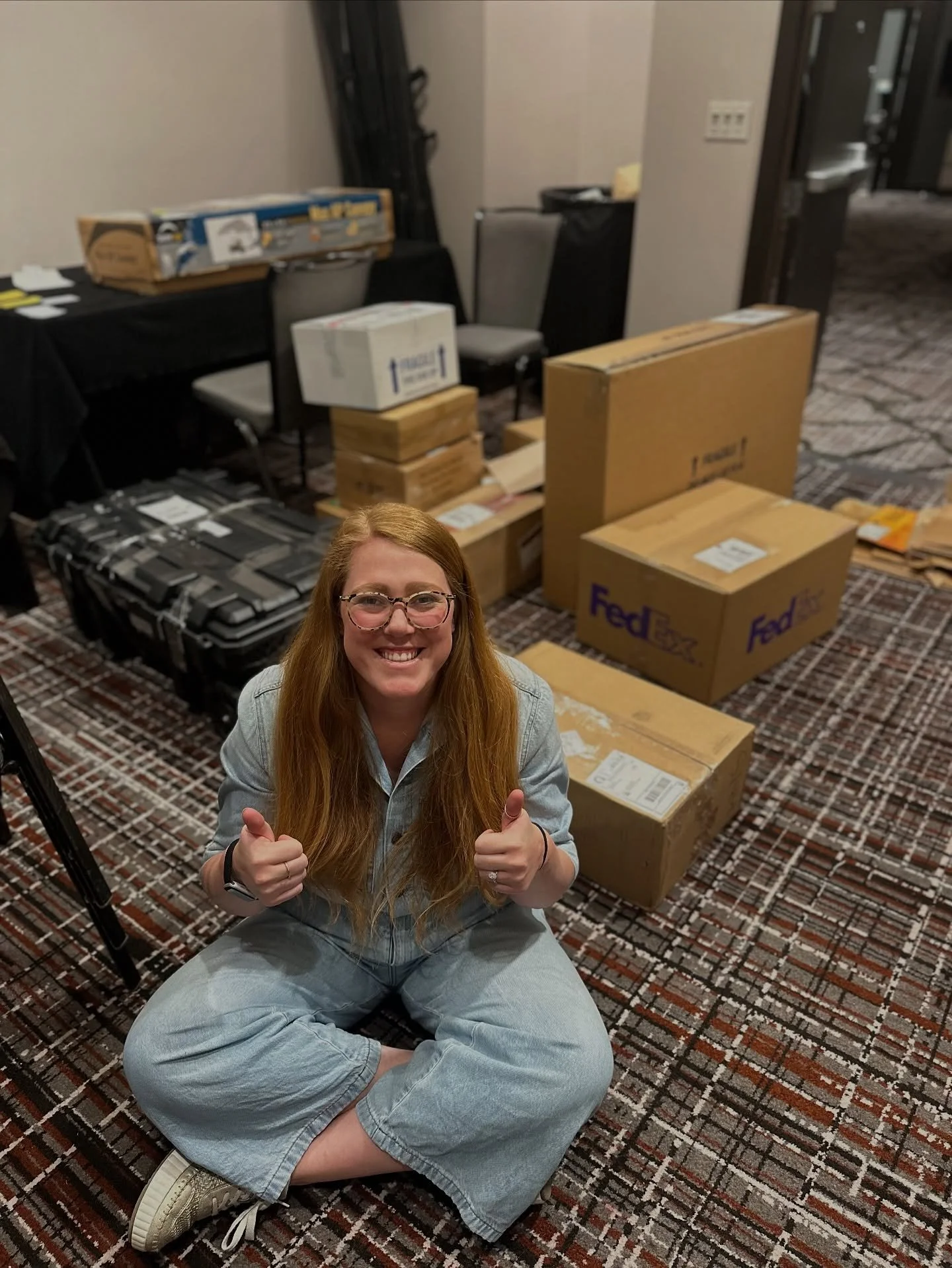 the last session wraps. attendees head home and vendors show up for teardown. 

you know what&rsquo;s *not* on your to do list? dealing with how to get all your conference supplies home. we&rsquo;ll take care of packing, printing labels, and getting 
