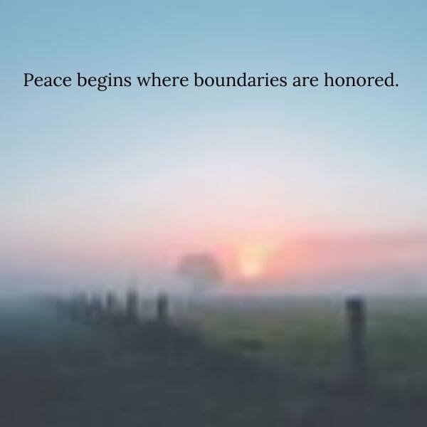 Reflect on Your Boundaries
