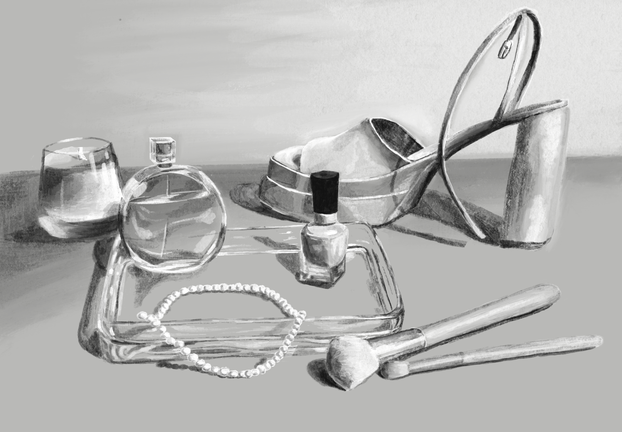 Digital Drawing Still Life