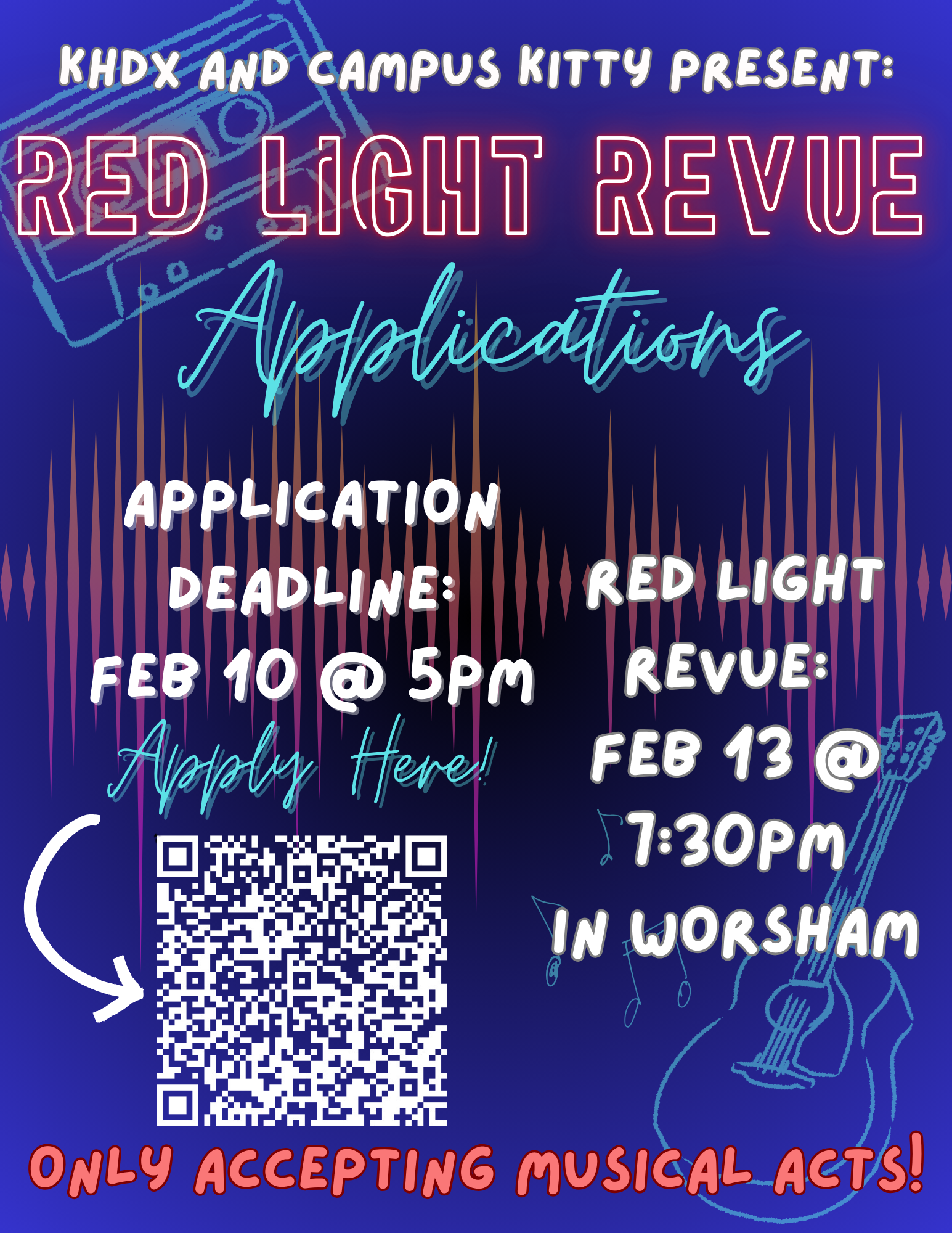 Advertisement for talent show