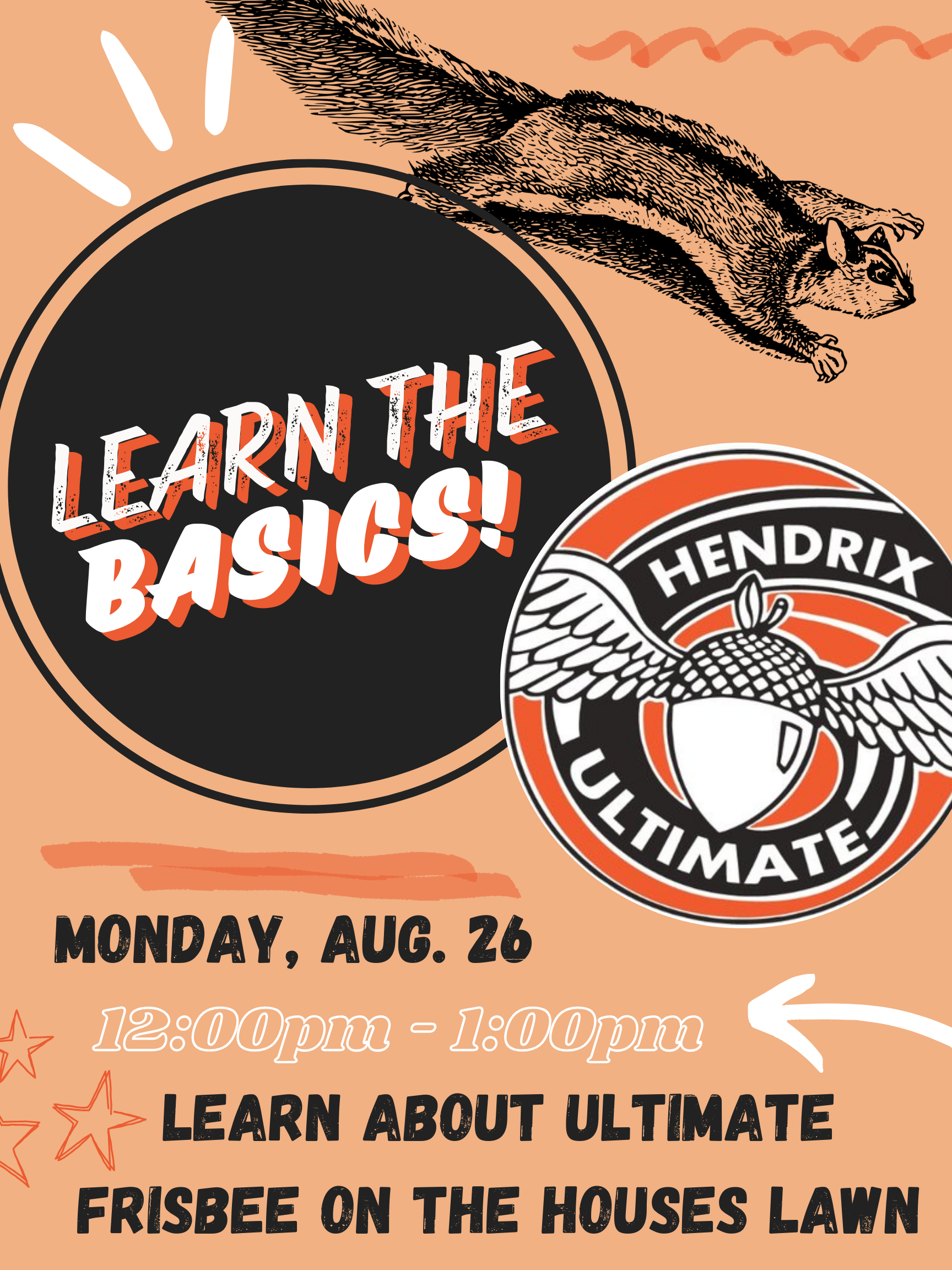 Advertisement for club event