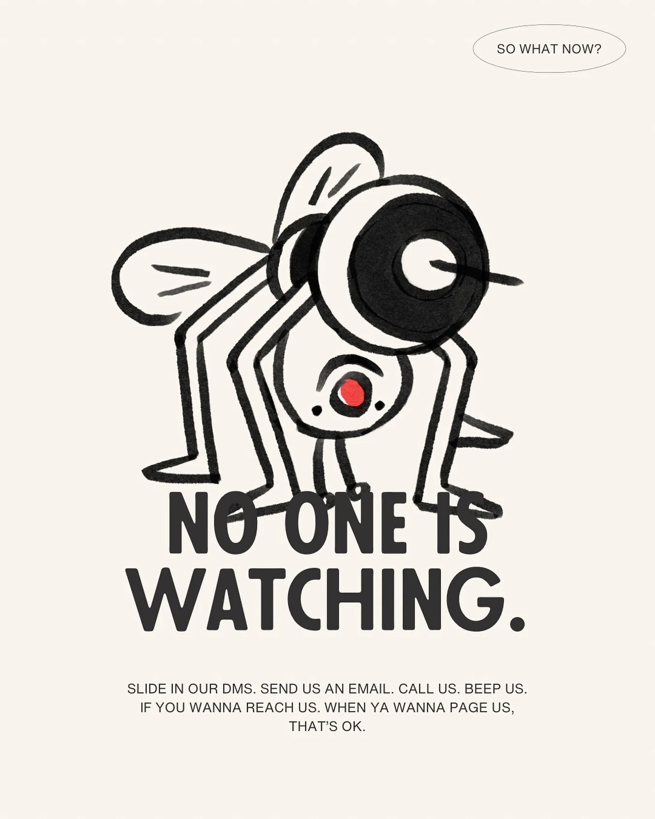 Just a mid-week reminder:⁠
No one is watching as closely as you think.⁠
⁠
You&rsquo;re probably overthinking. Overediting. Holding back.⁠
⁠
Most people are too busy living their own damn lives to notice the thing you&rsquo;re scared of messing up. So