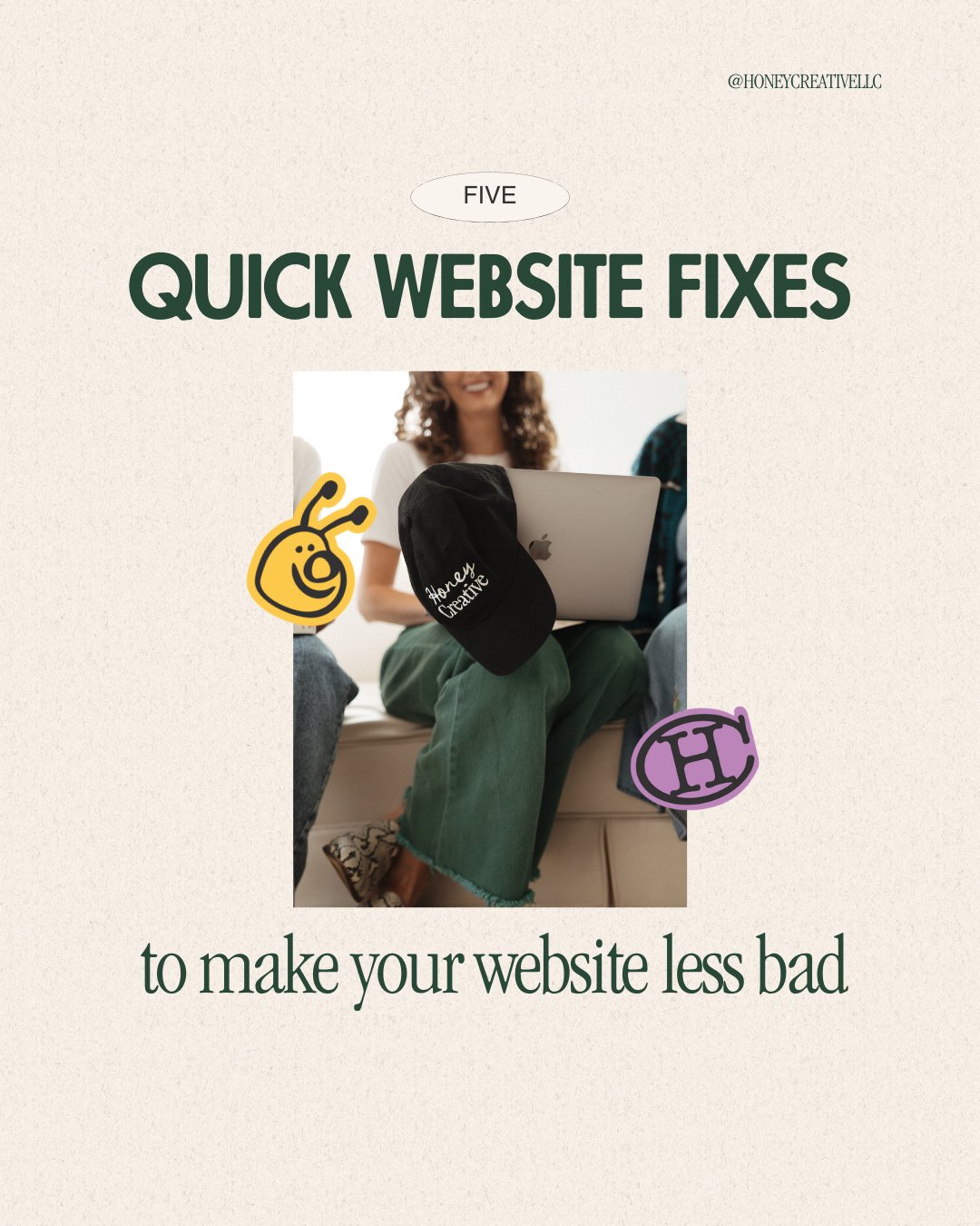 We all want less bad websites right? ⁠
⁠
A few simple fixes can go a long way! ⁠
⁠
1. Update your headers to include keywords relevant to your location, industry, and/or service.⁠
⁠
2. Update your mother f*cking favicon for the love of God. ⁠
⁠
3. Au