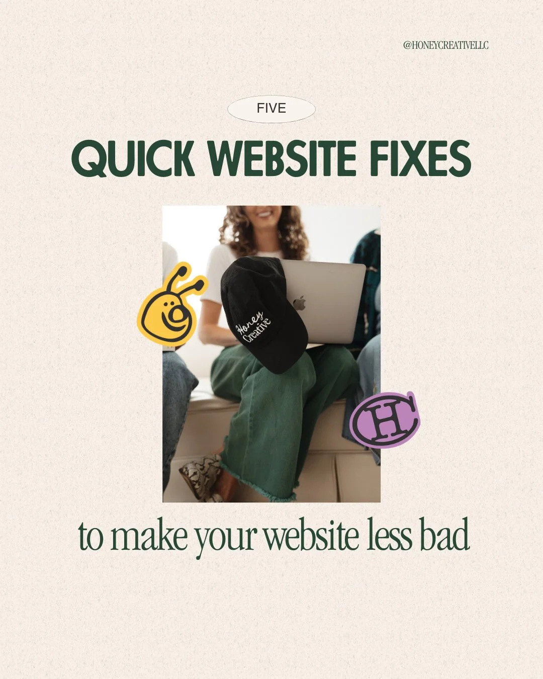 We all want less bad websites right? ⁠
⁠
A few simple fixes can go a long way! ⁠
⁠
1. Update your headers to include keywords relevant to your location, industry, and/or service.⁠
⁠
2. Update your mother f*cking favicon for the love of God. ⁠
⁠
3. Au