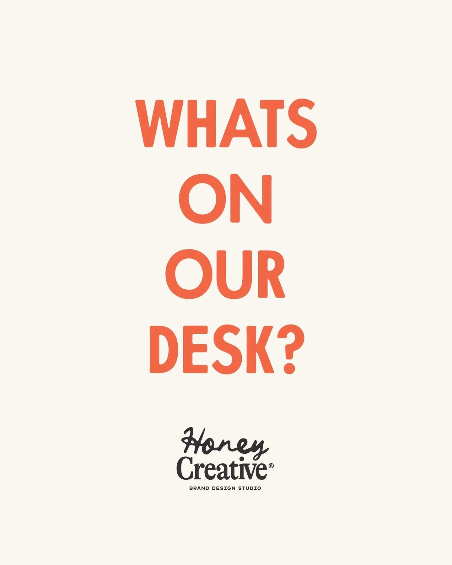 No one asked so we delivered! What's on our desk? Just a little of this and a little of that.