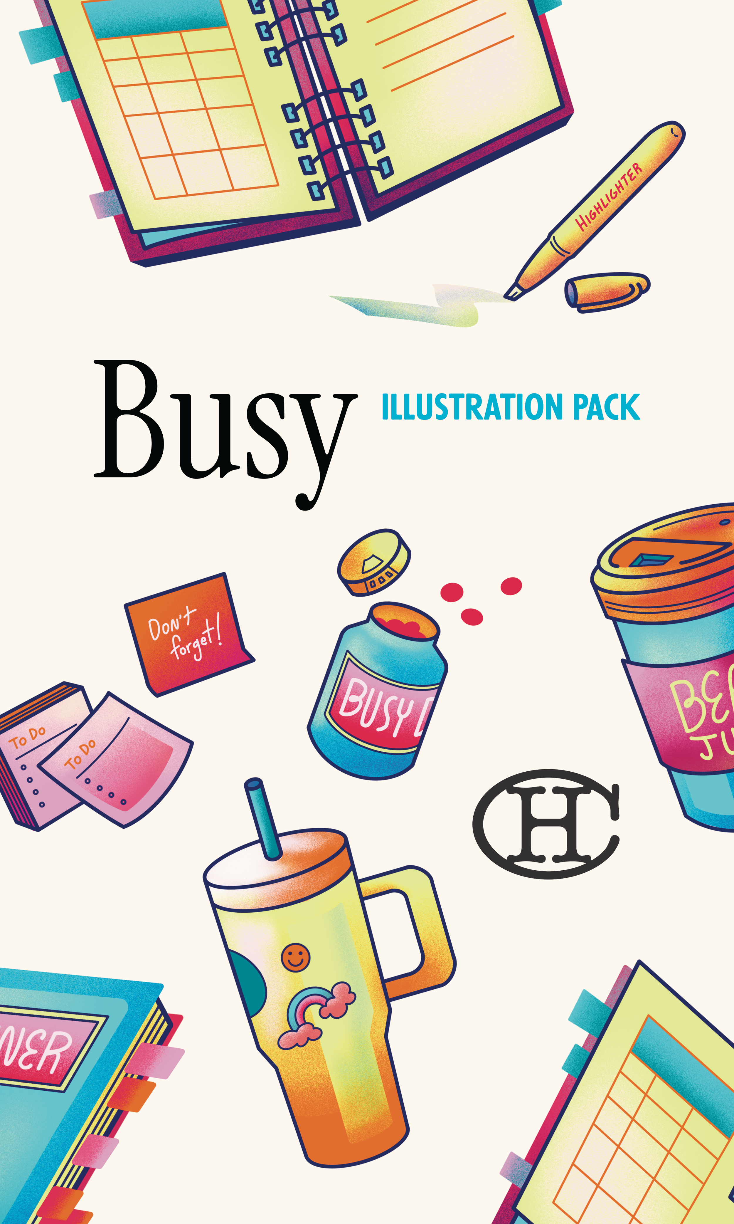 Illustration Pack - Busy -  Cover Art.png