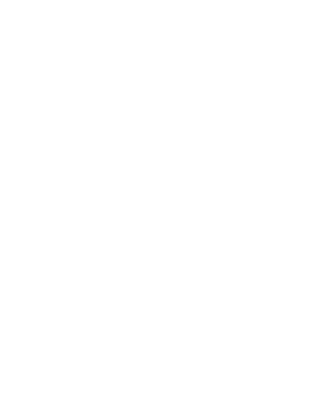 Line drawing of a hiker with a backpack, walking among pine trees and mountains.