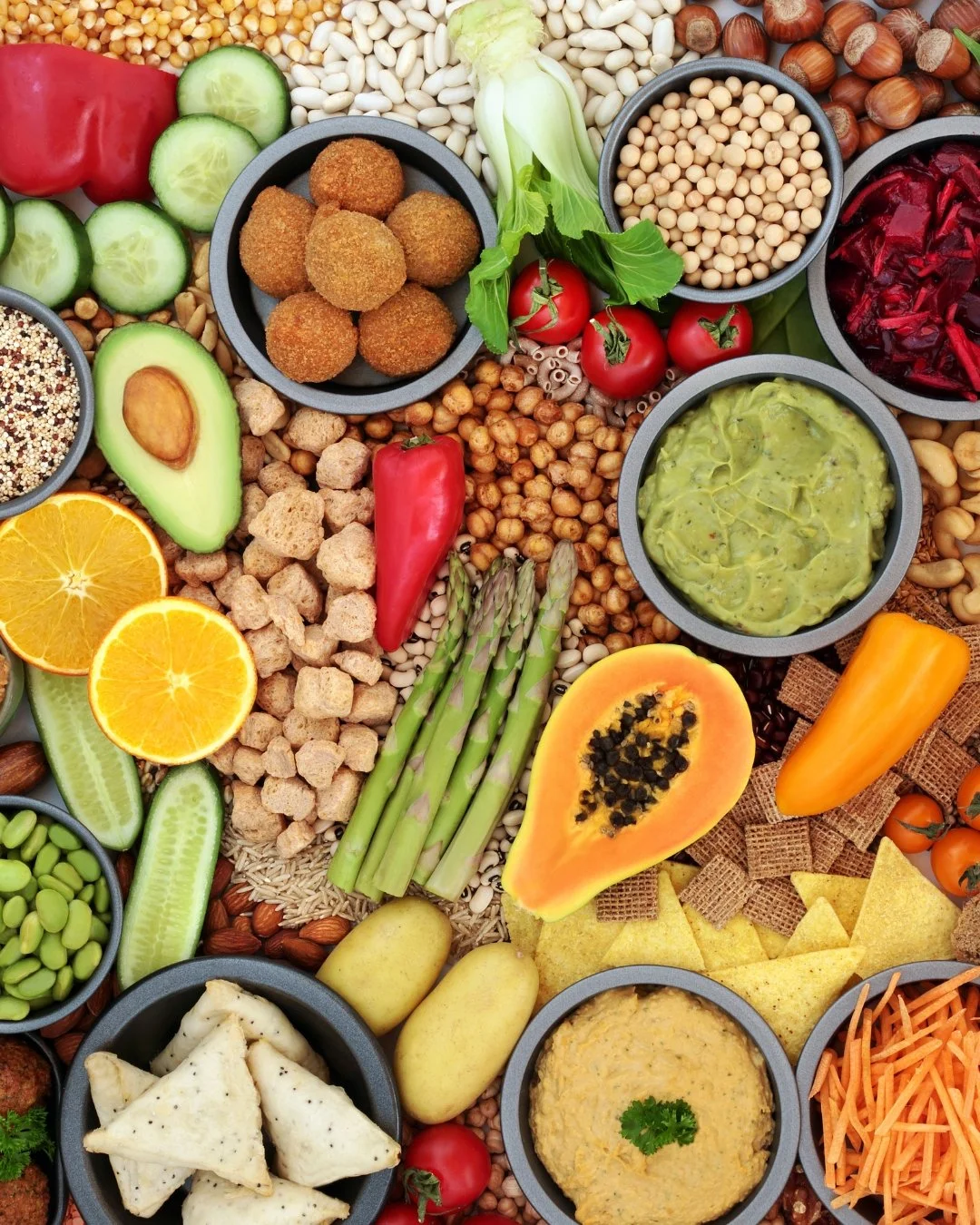 Image of fresh and healthy foods