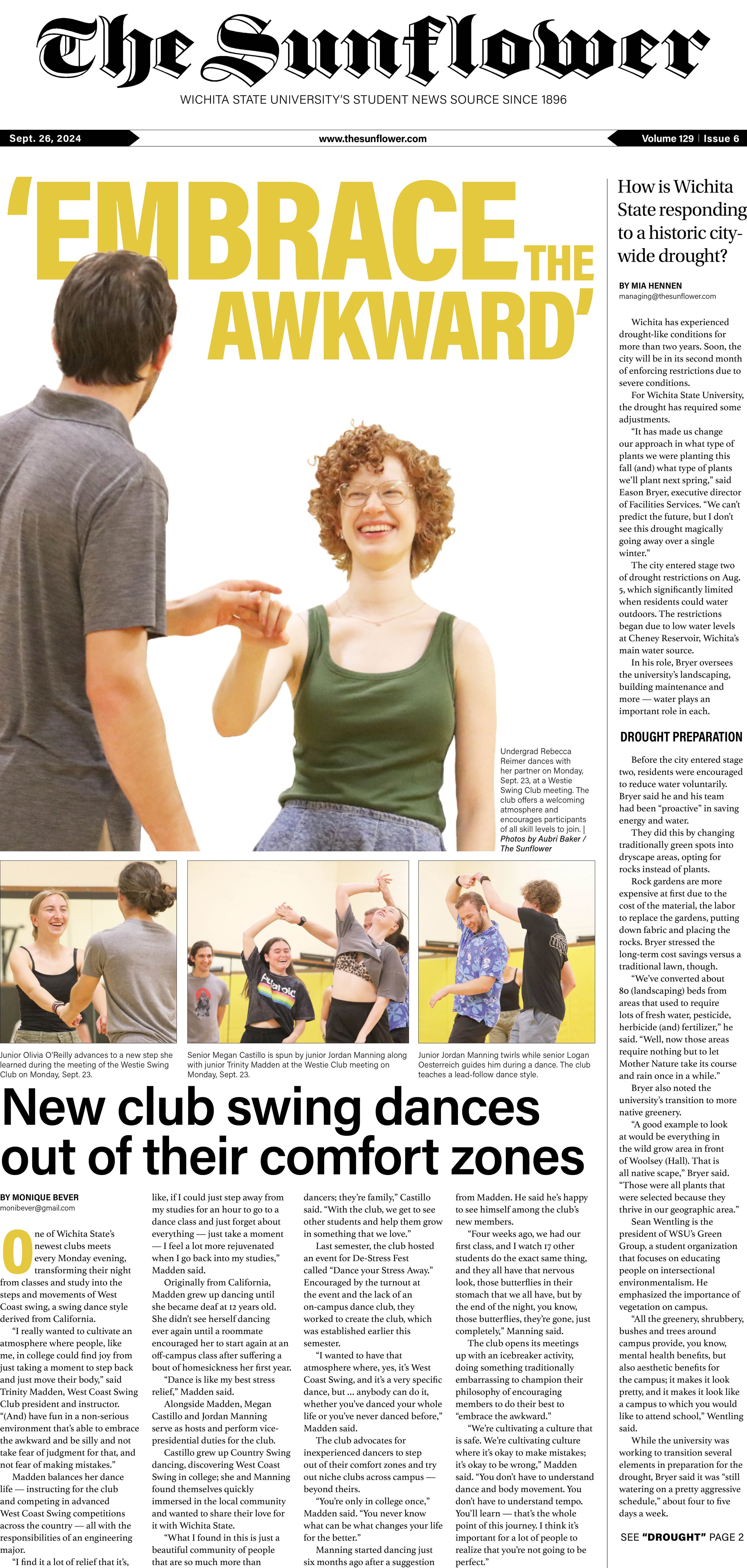 For this issue, I took my time in cutting out the main figures for a dominant photo. Overlaying photo and text is one of my favorite motifs for front page editorial designs.