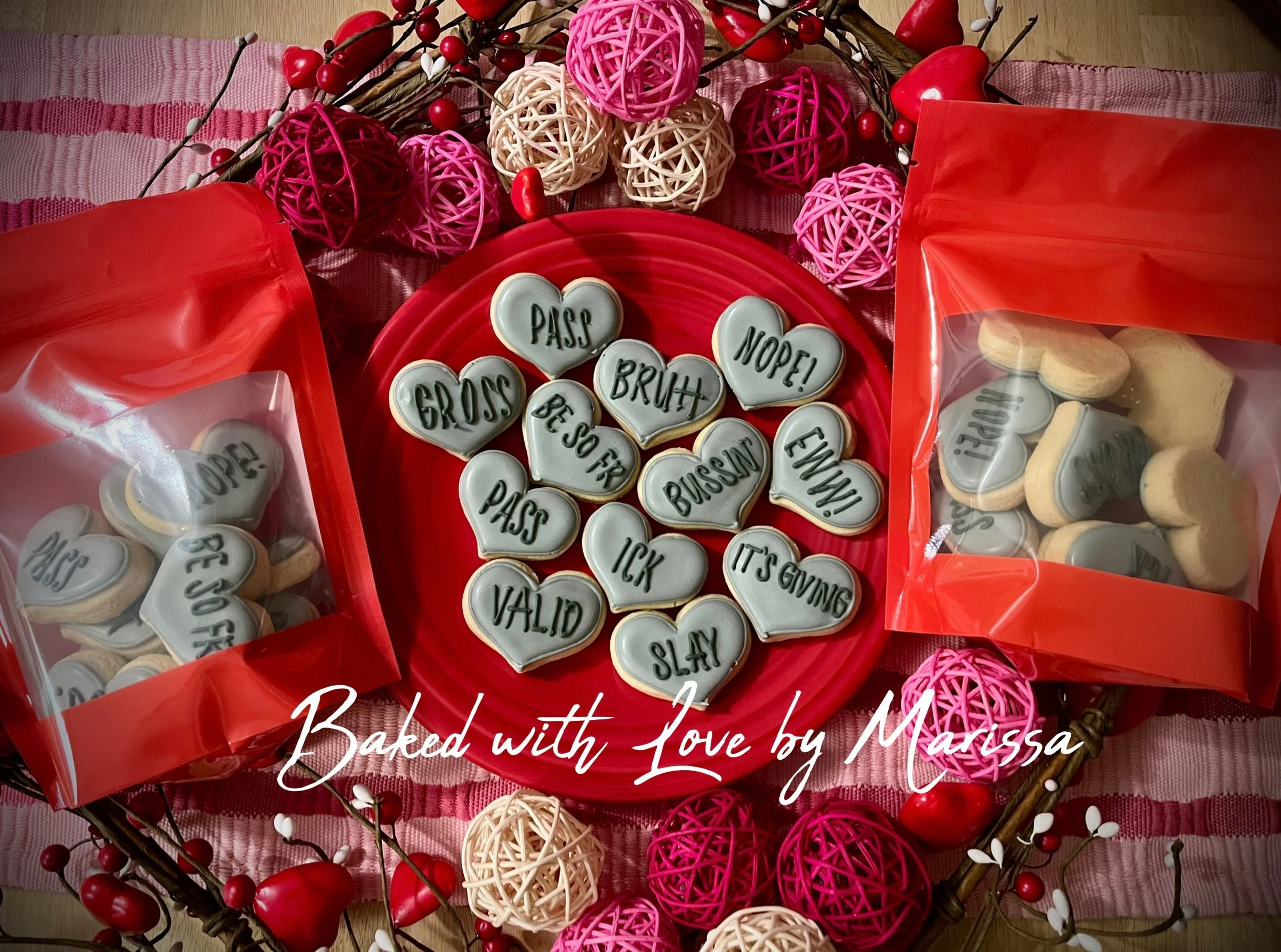 Anti Valentine Mini Message Hearts