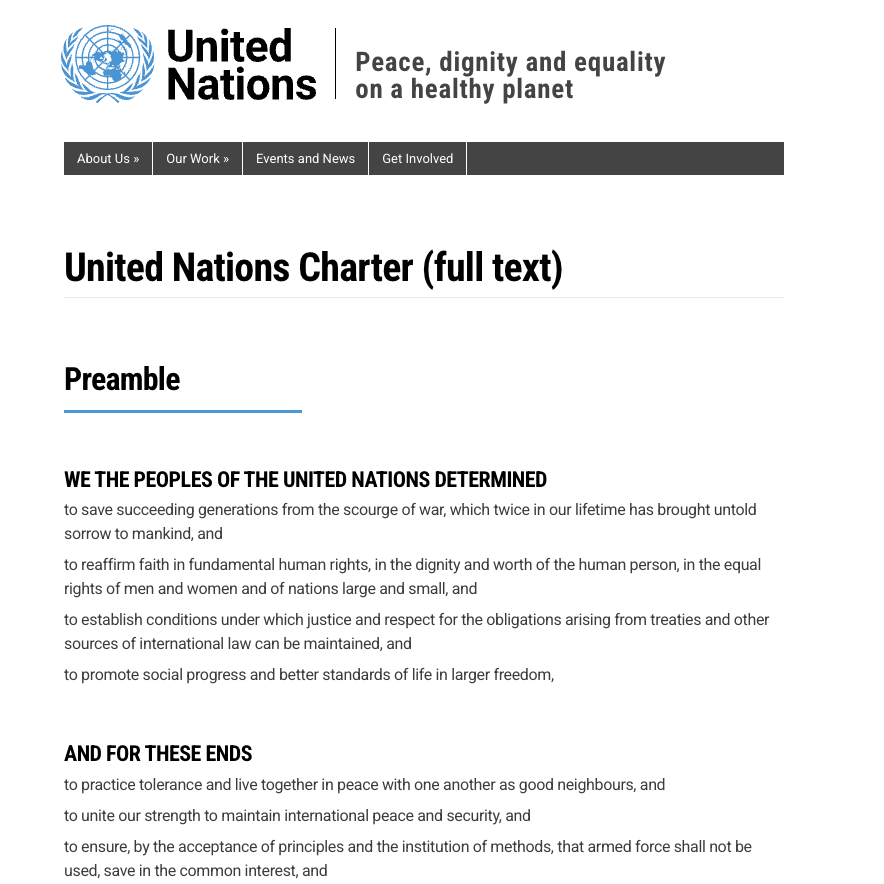 United Nations Charter