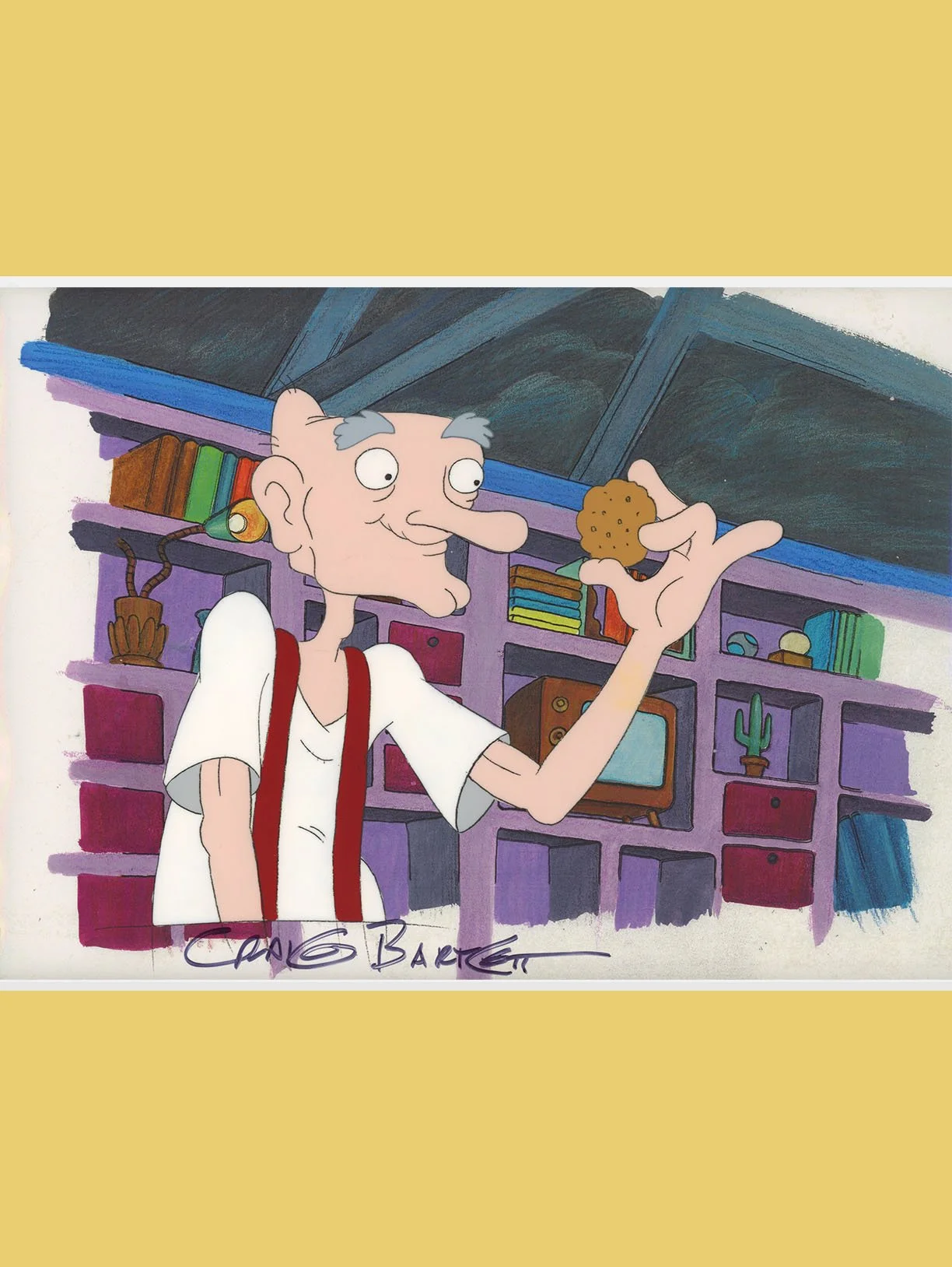 Four-Eyed Jack Production Cel