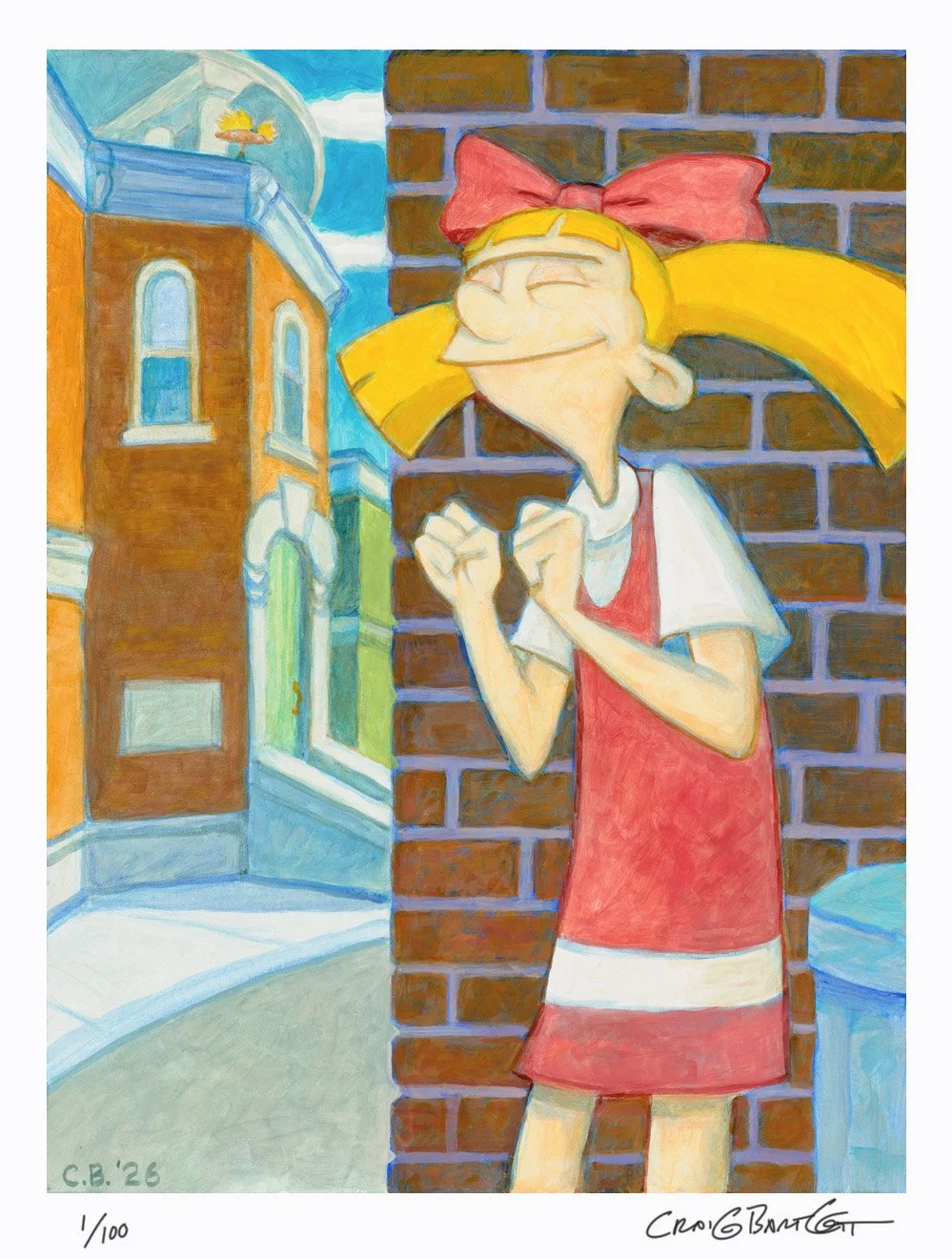 Happy Helga Print