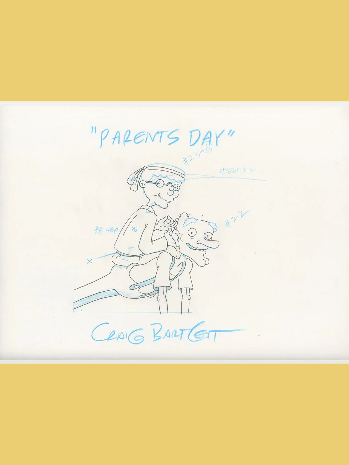 Grandma and Grandpa Get Fit Character Layout