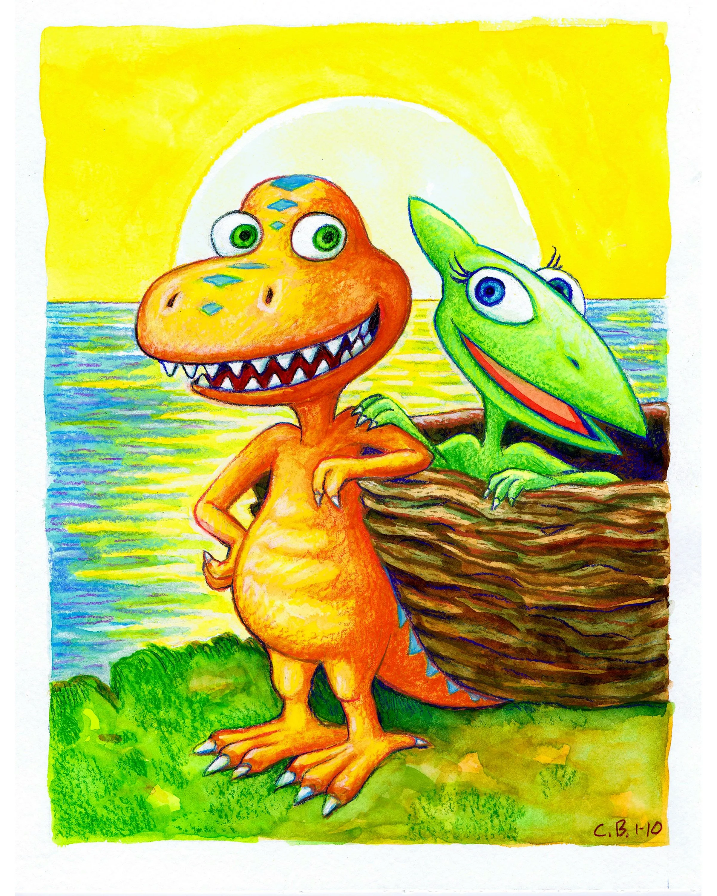 Dinosaur Train Autographed 8x10