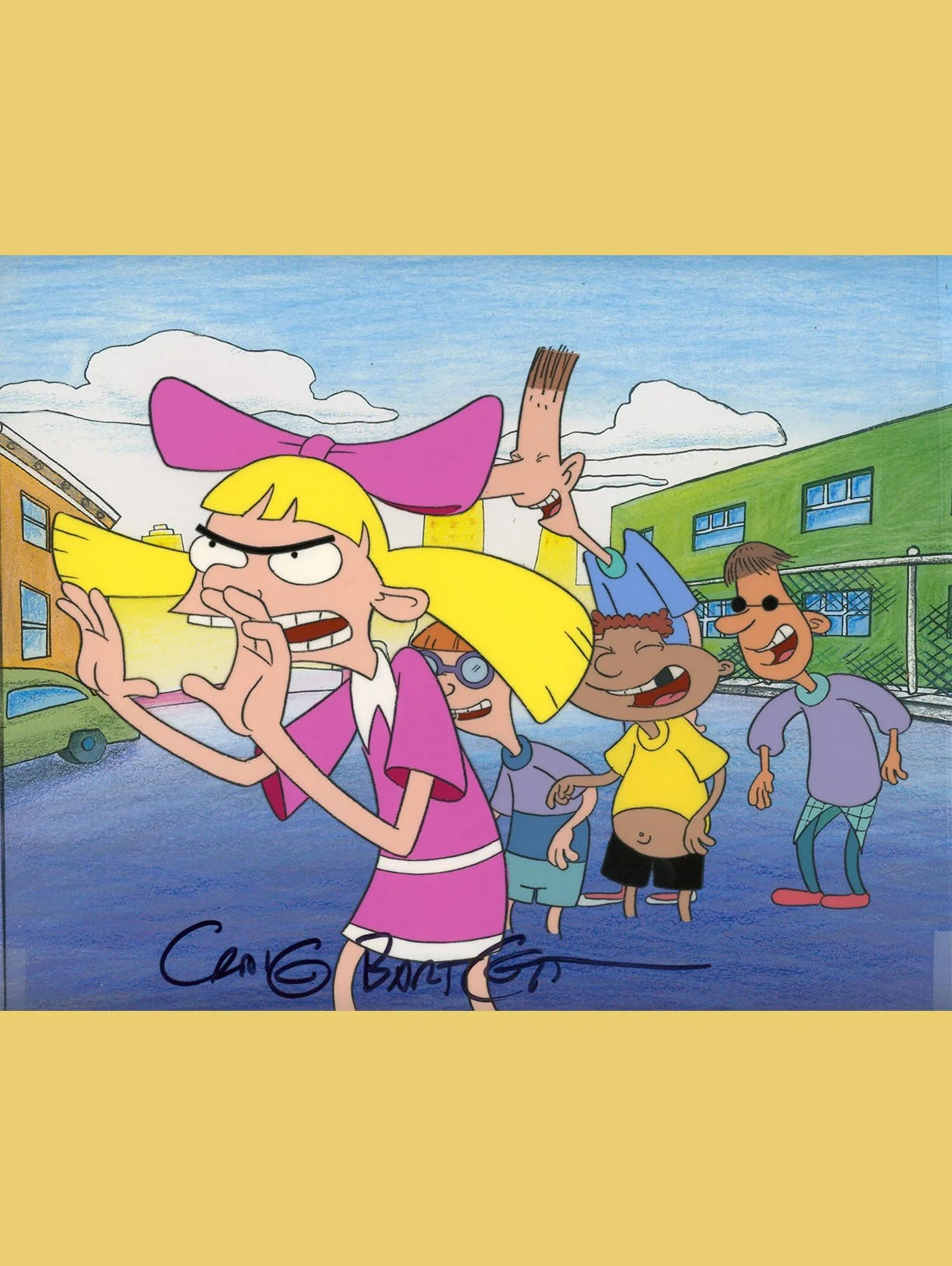 Helga and the Gang Production Cel