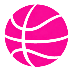 Fragmented pink sphere with reflective surface