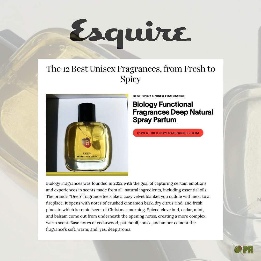 @biologyfragrances @esquire 💌