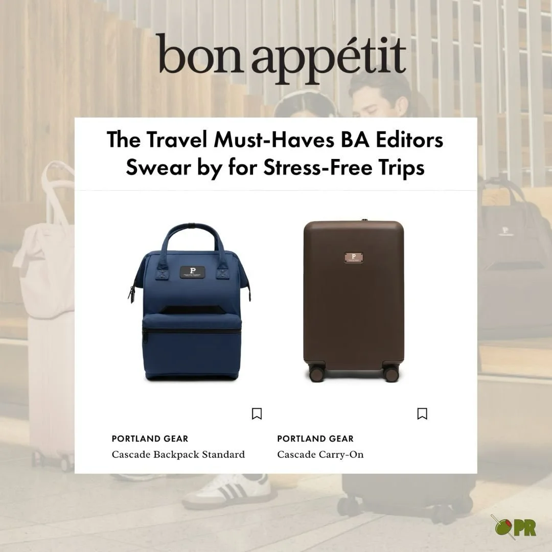 summer travel necessities from @portlandgear - thank you @bonappetitmag!