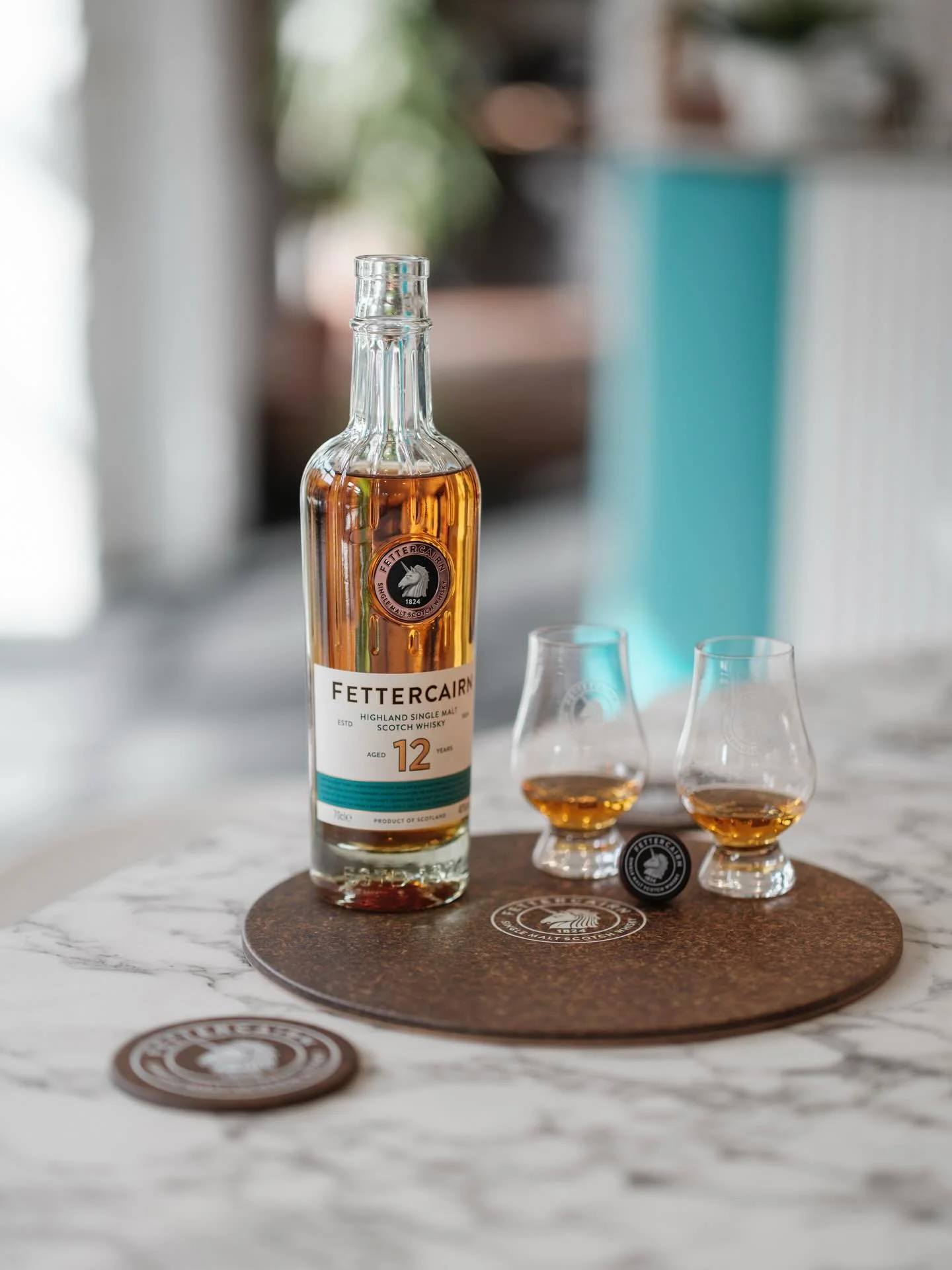 Thrilled to share our latest project with @fettercairnwhisky Distillery, led by @andrewlennie04 &mdash; a set of bespoke tasting mats and coasters designed for their brand ambassadors. These pieces will accompany them on travels across the globe, set