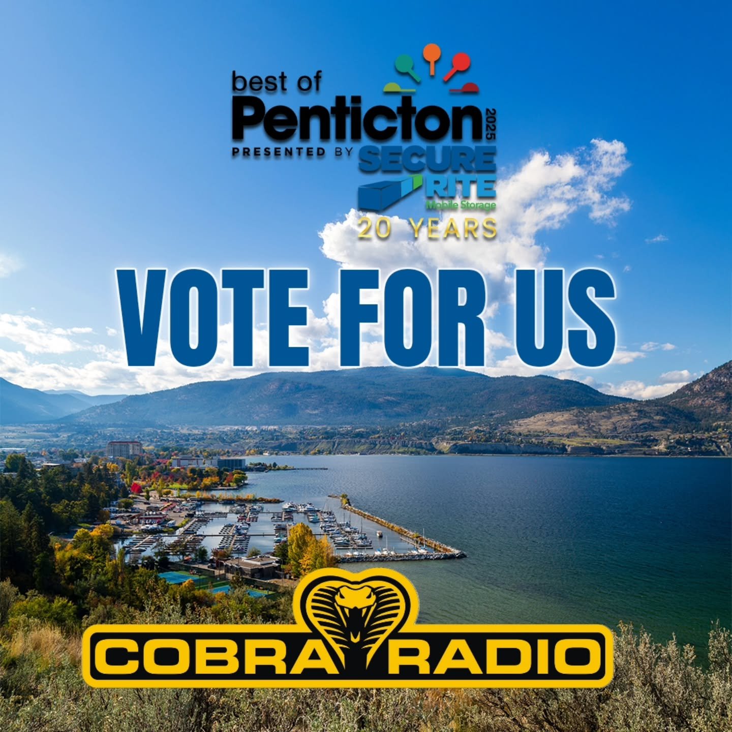 Hey All,

Living in a town the punches above it's weight for amazing local talent is going to make this tough, but if you like what we do we'd sure like it if you voted for us https://bestof.pentictonnow.com/votes/

Keep in mind this is different tha