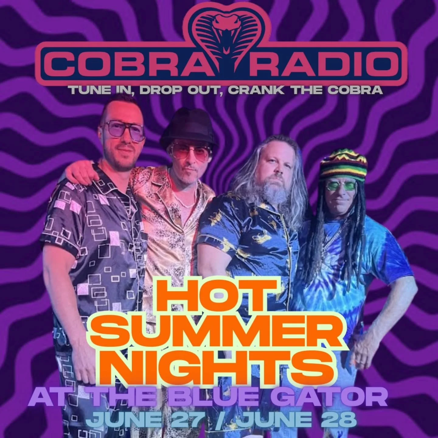 Life's been crazy busy as we rehearse for the Summer tour coming your way! The Gator's been on 🔥 and we're beyond excited for June 27 and 28 to have a proper classic rock dance party. 

-

This summer we're rolling into Fruitvale, Greenwood, Osoyoos