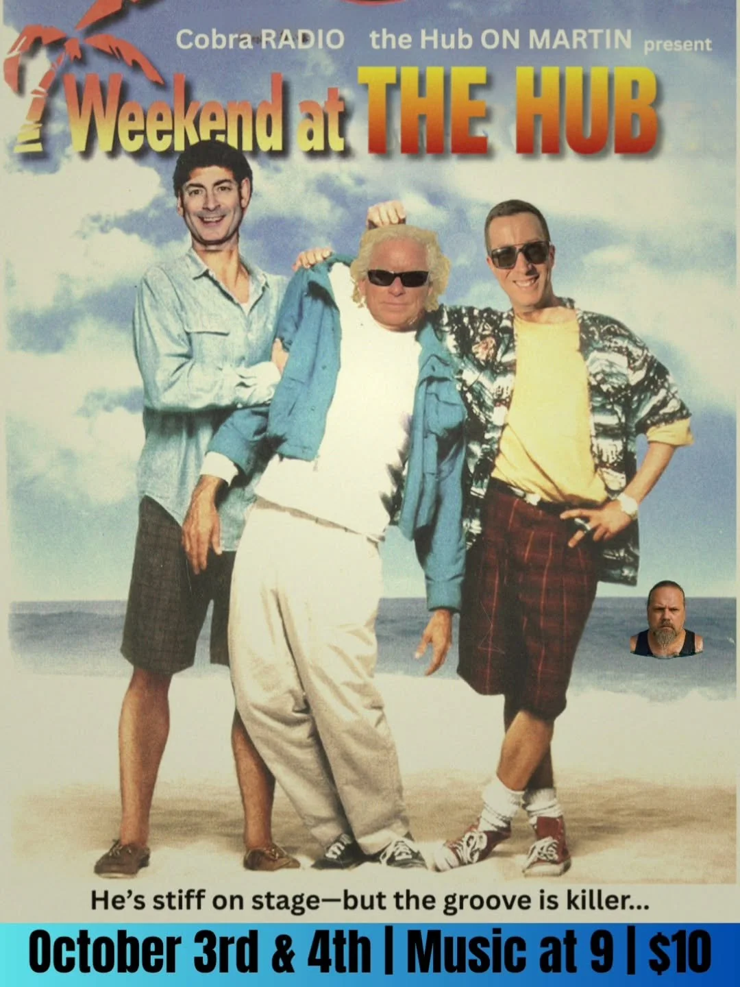 Next weekend - Time to get weird. If we stiffen up, throw shades on us and keep dancing.

Oct 3 &amp; 4 | The Hub | 9PM | $10.