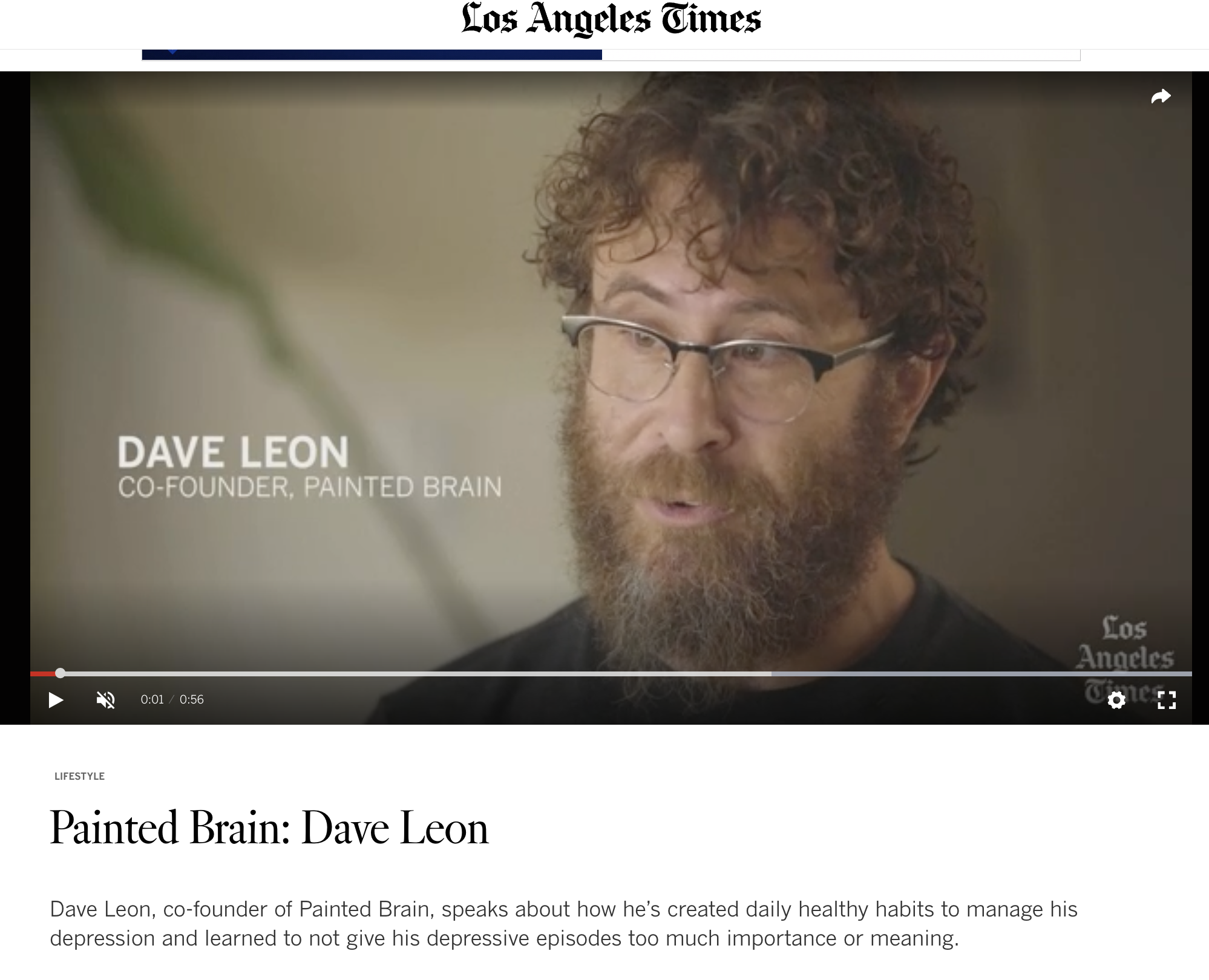 In the Press: LA Times Dave Leon