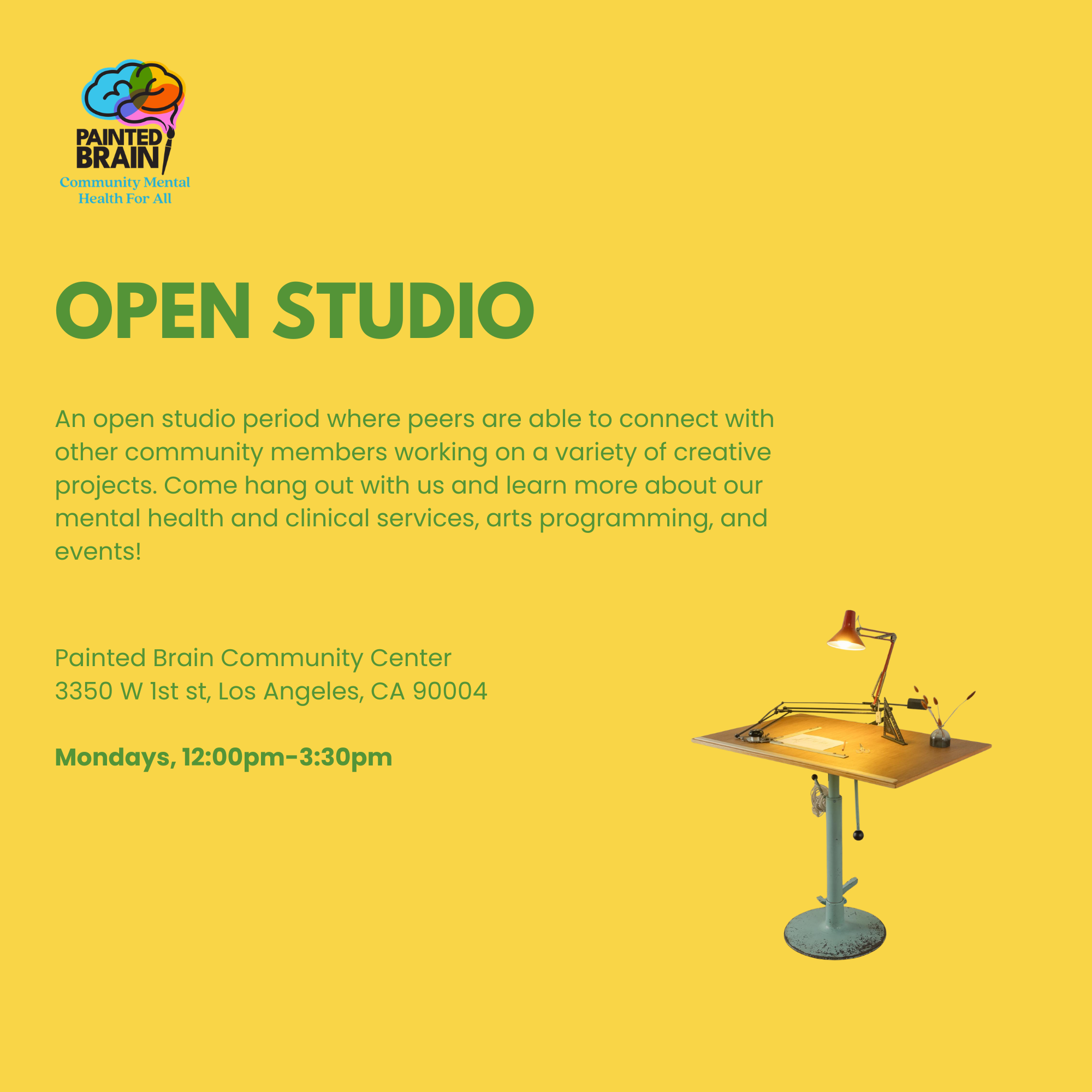 Open Studio: Creative Community Space for Connection &amp; Wellness