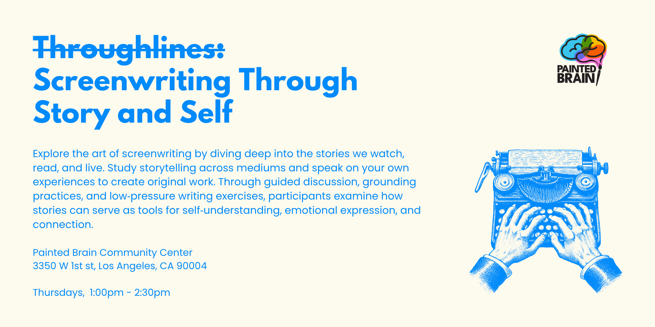 Throughlines: Screenwriting Through Story and Self 
