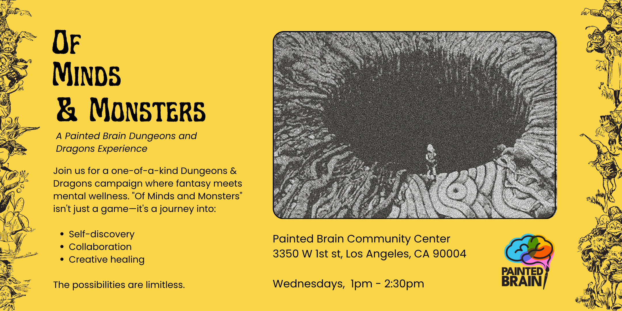 Of Minds &amp; Monsters: A Painted Brain Dungeons and Dragons Experience 
