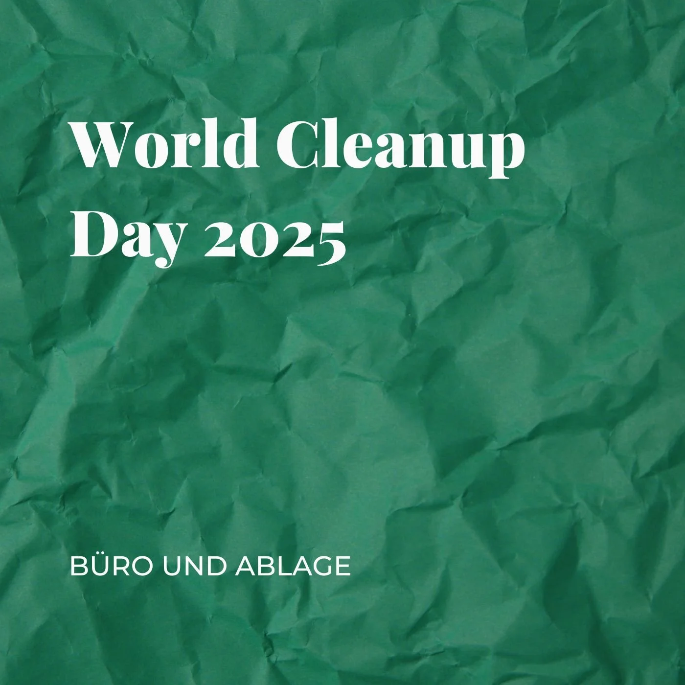 World Cleanup Day 2025
