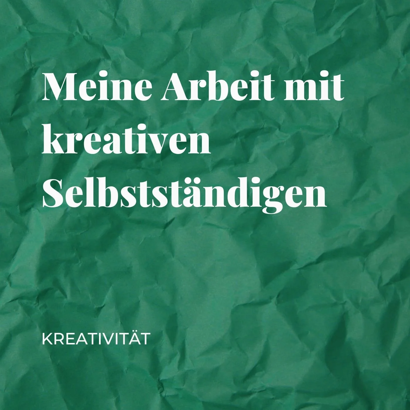 Meine Arbeit mit kreativen Selbstständigen