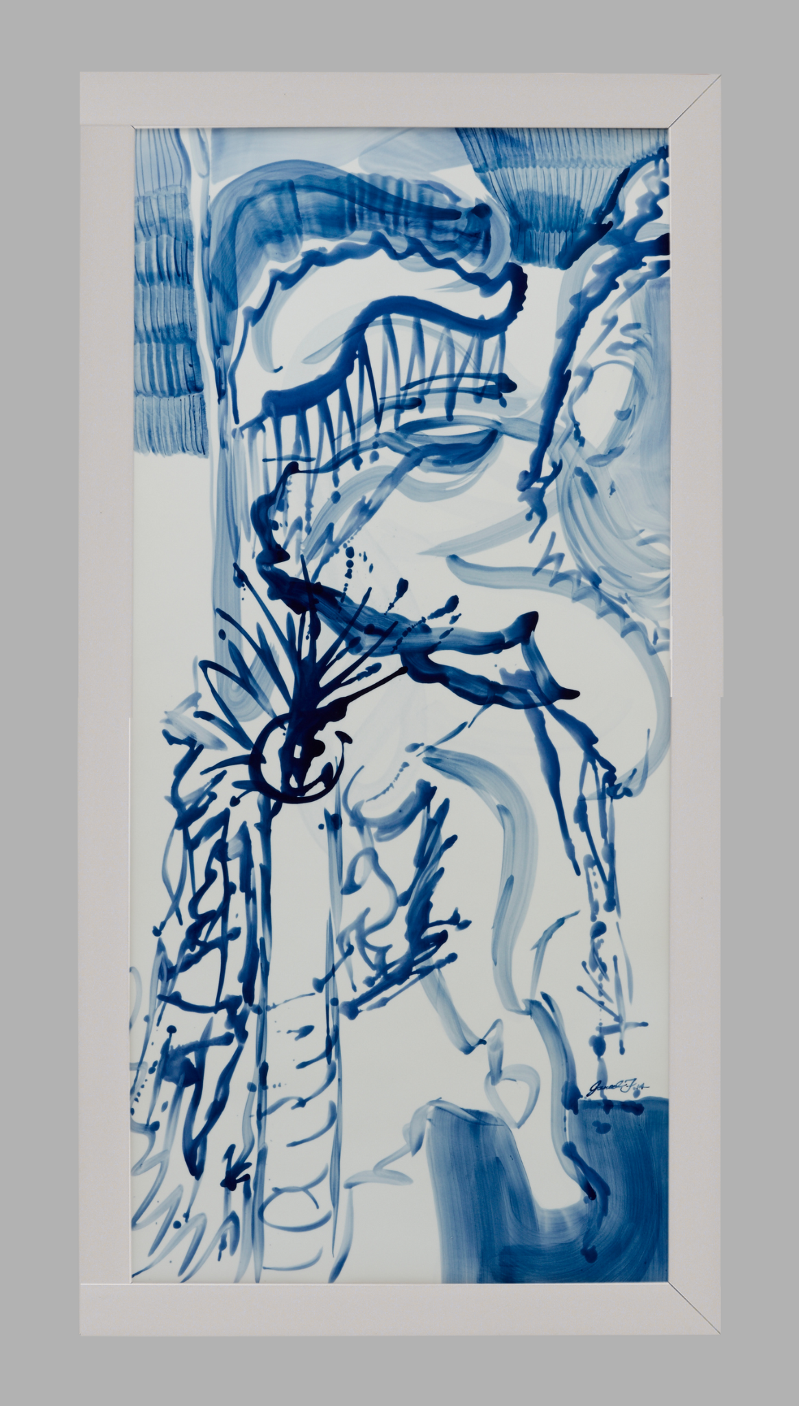 Summer Afternoon, 2014, Porcelain panel, 67.25 x 31 inches