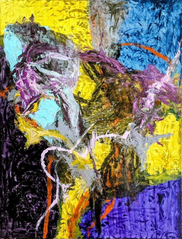 YANUSH, LESYA, Essence of Life, 2024, Acrylic on canvas, 56 x 43 inches