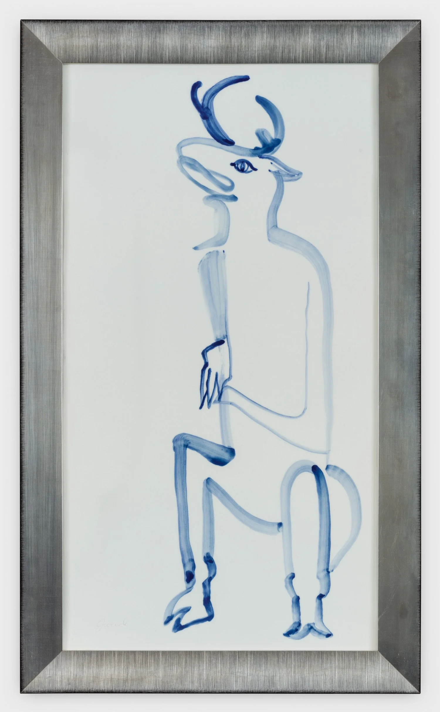Spirit Animal, 2013, Porcelain panel, 35.5 x 21.25 inches
