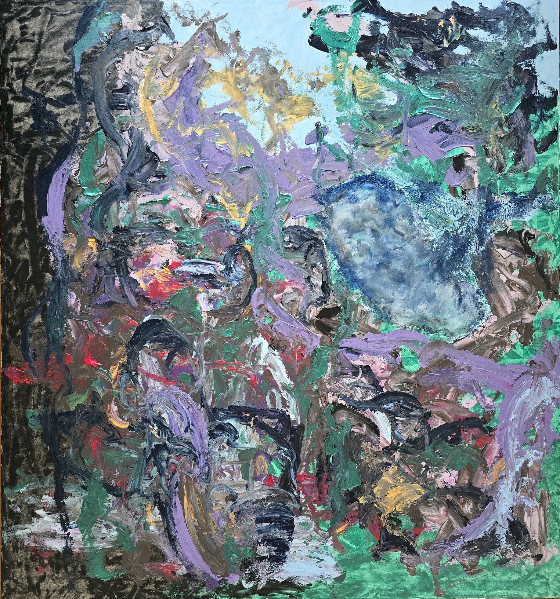 YANUSH, LESYA, Unintended Truth, 2024, Acrylic on canvas, 56 x 52 inches