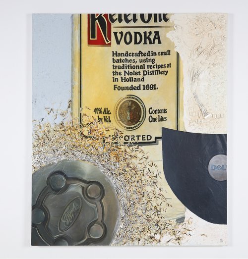 DESIMONE, DAVID, Anarchy Of A, 2009 Mixed Media on Canvas 50 x 43 ′′