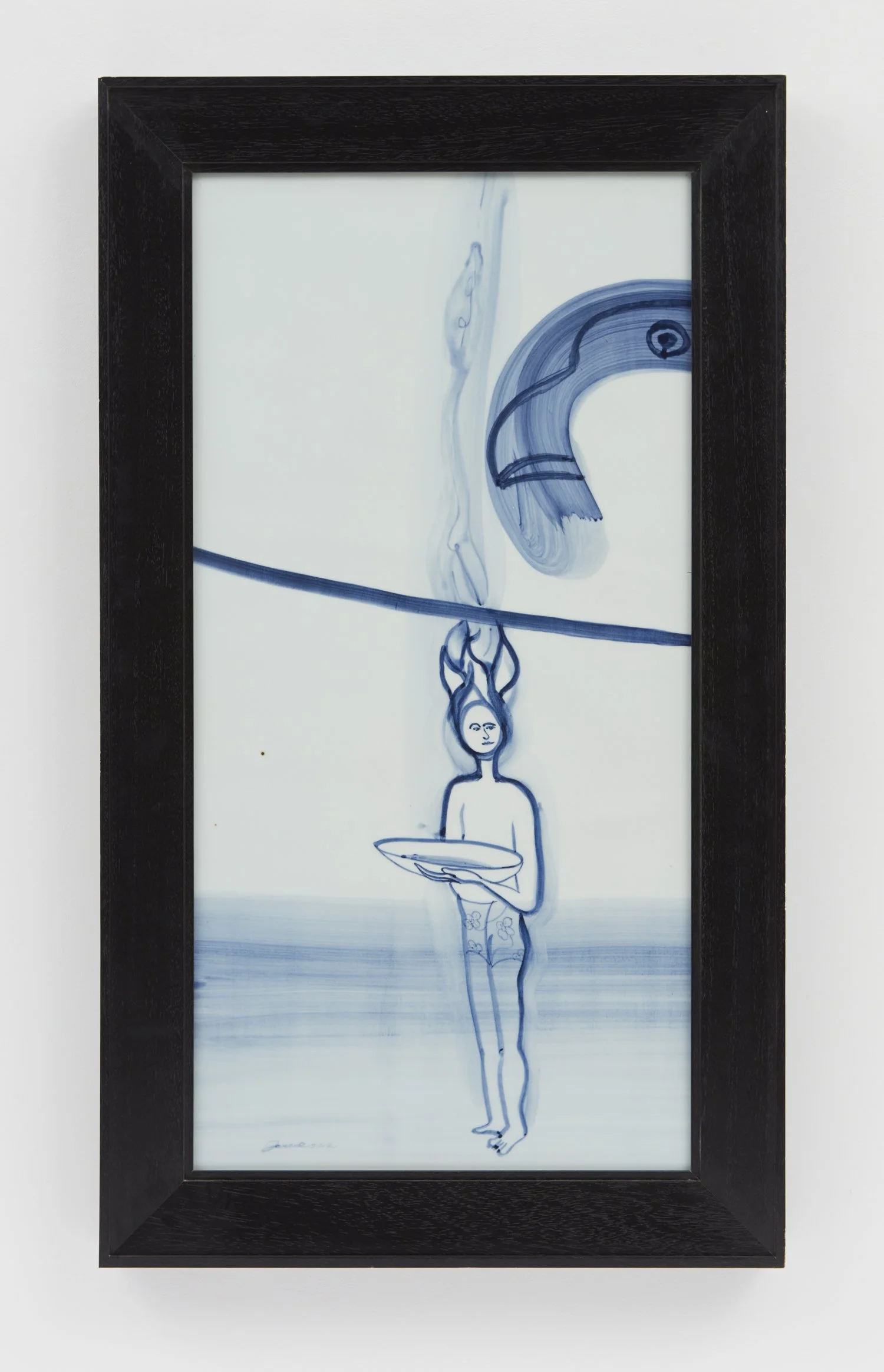 Totem, 2012, Porcelain panel, 43.5 x 21.75 inches
