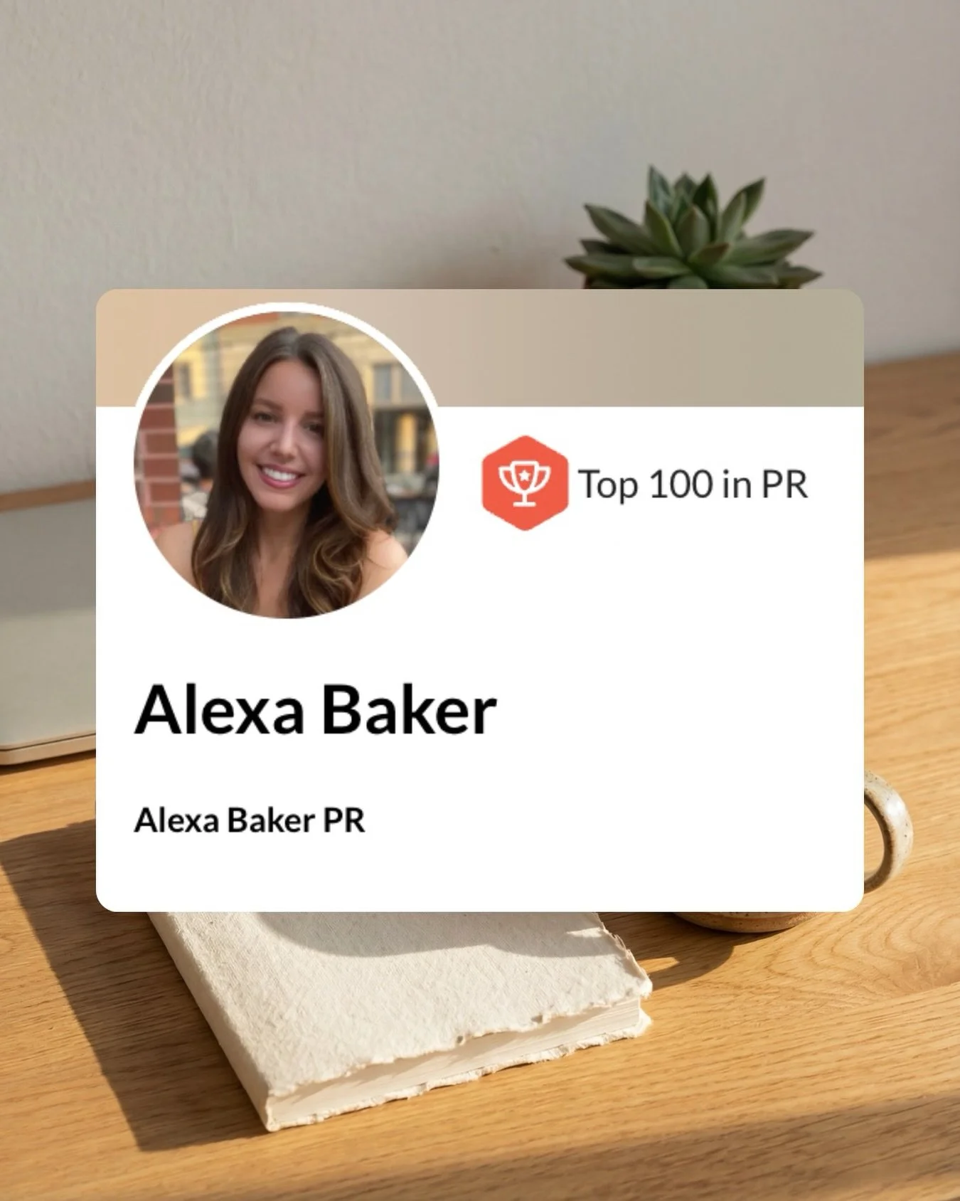 Honored to be recognized by @getqwoted as one of the Top 100 publicists ✨ Grateful for the opportunity to do what I love in PR and for the incredible clients who trust me every day! 🫶