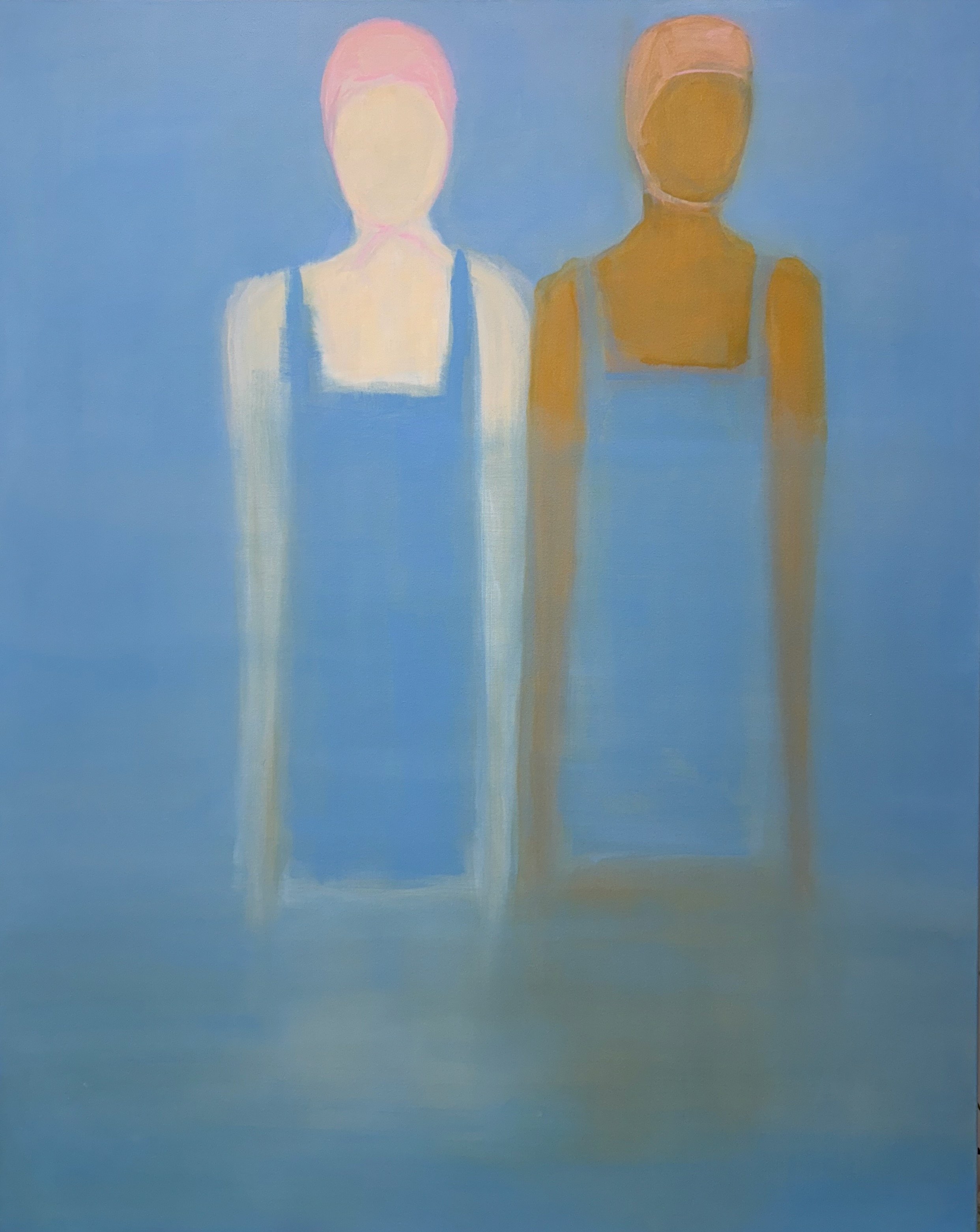'Their Still Water Runs Deep' Oil on Canvas 60"x48"