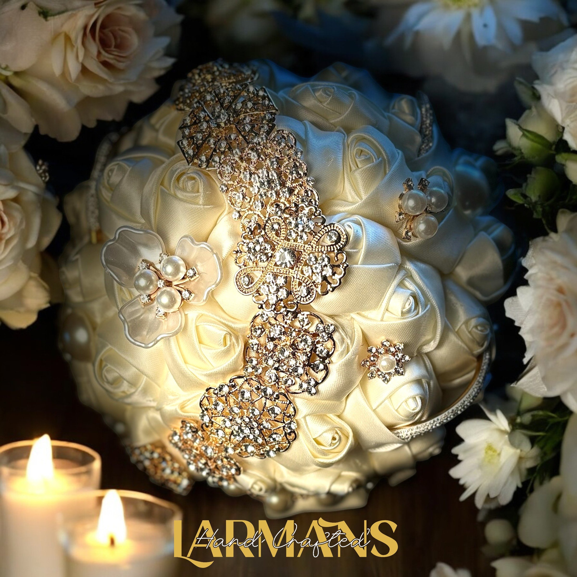 Opulent Moonlit Bouquet