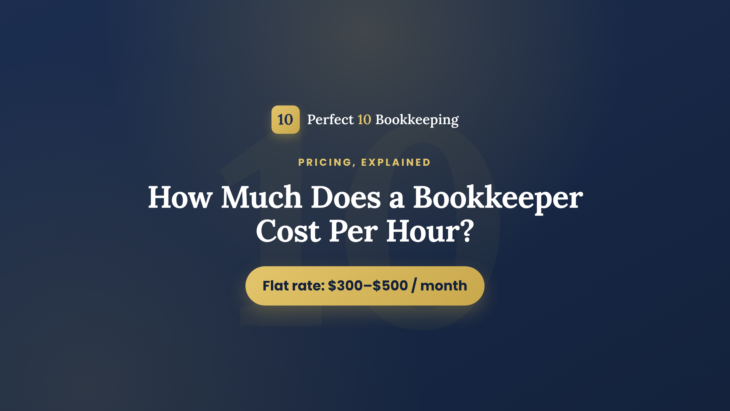 How Much Does a Bookkeeper Cost Per Hour?