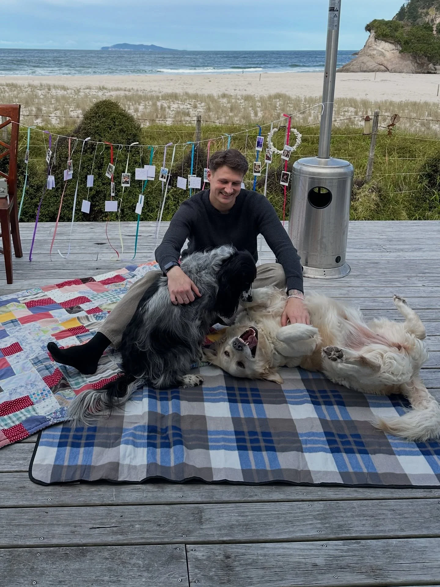 A year ago, we took our first holiday with Juniper. Watching her sprint down the beach with pure joy was everything. 🐾
We had no idea her past was catching up with her, and that her poor knees were on their last legs (literally). Our brave girl trie