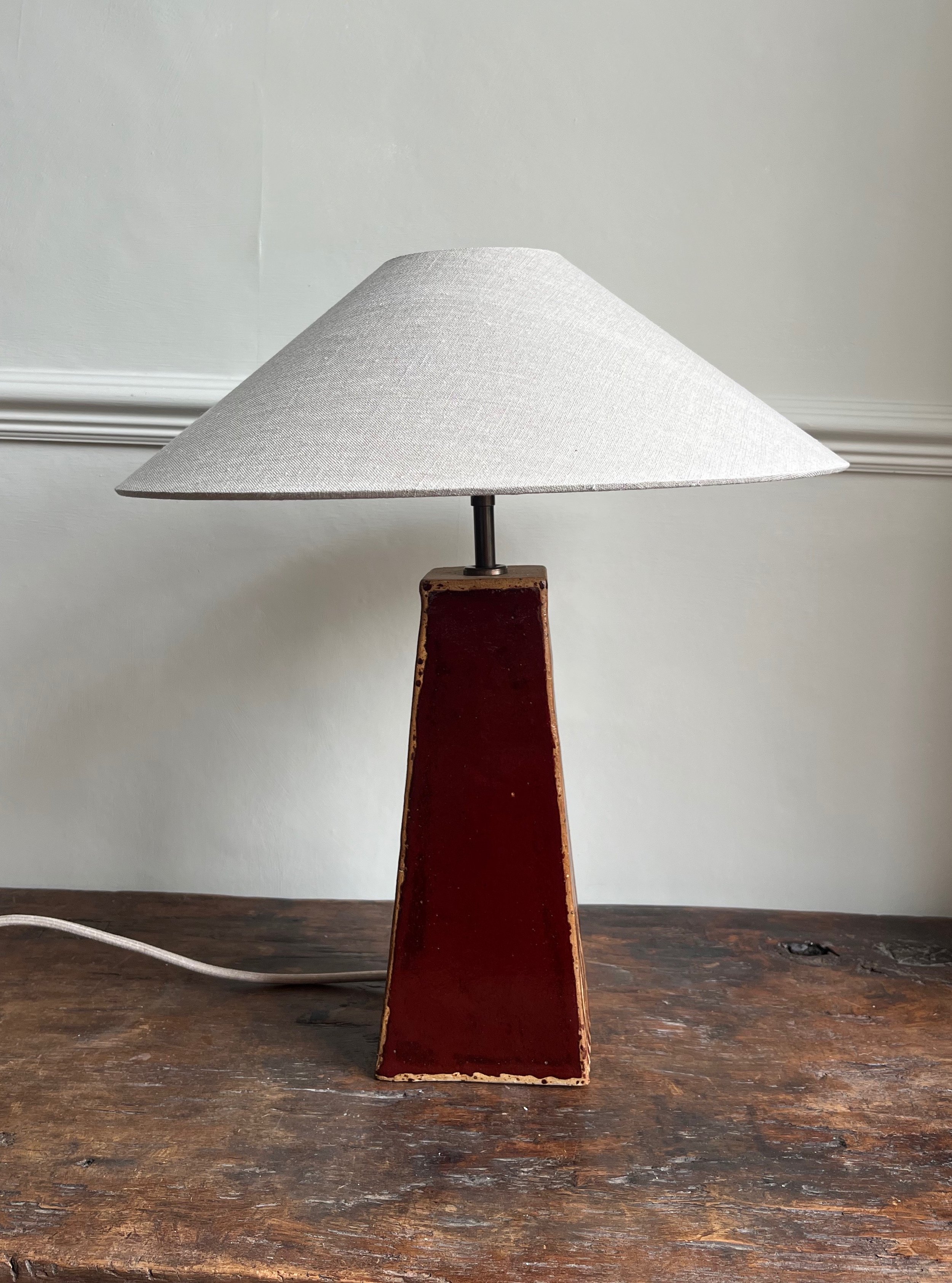 Oxblood Red Lamp I