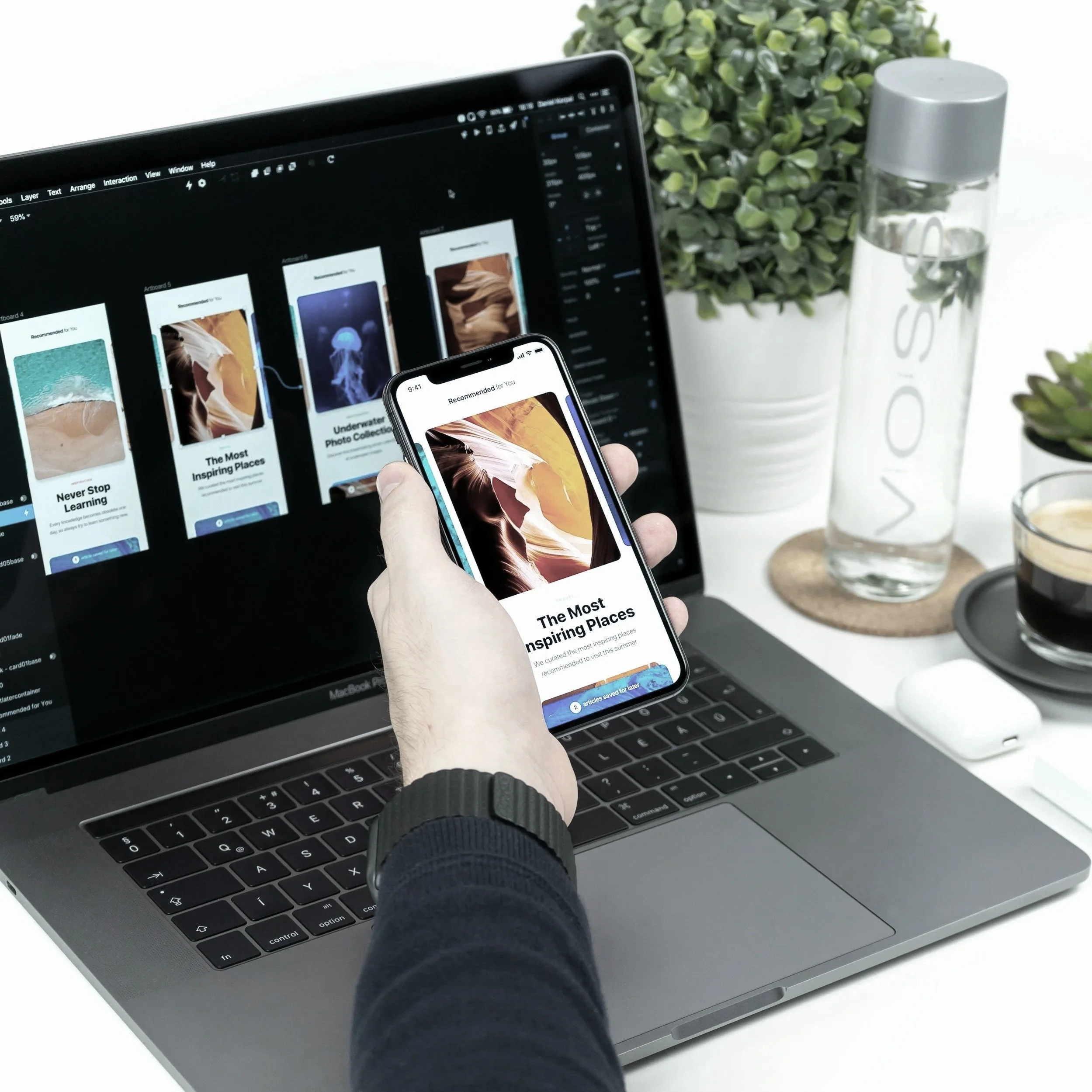 Content design for website and mobile phone