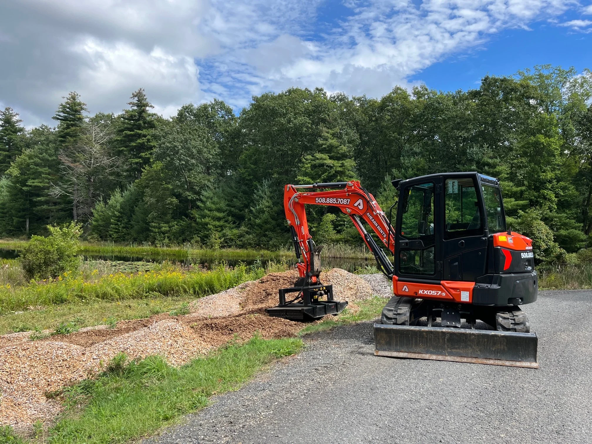 Kubota KX057-5 Brush Cutter